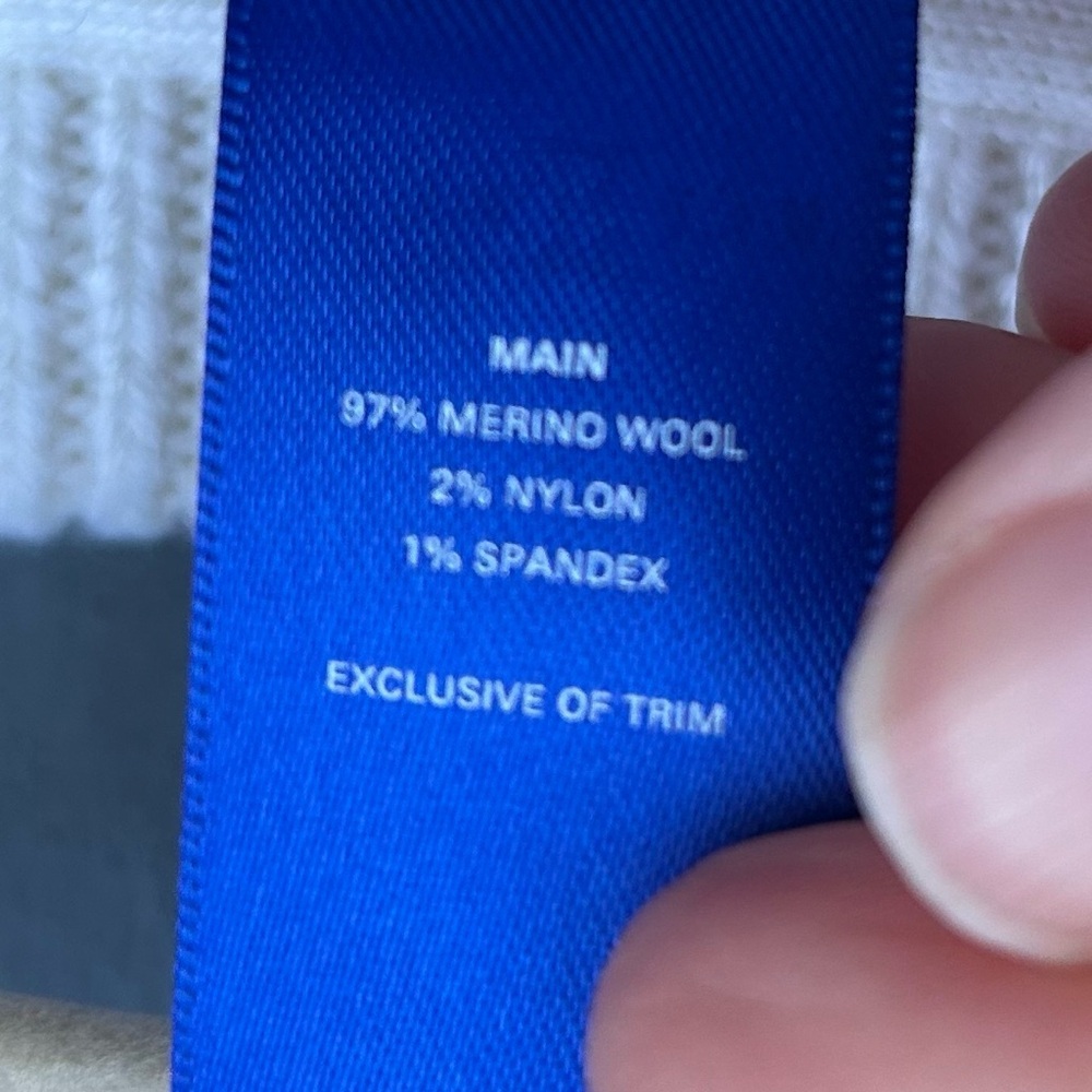 Kit & Ace cream merino blend Sweater, size xs/s - Picture 10 of 10